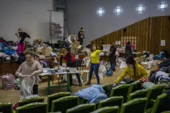Ukrainian volunteers